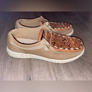 American Darling tooled leather shoes